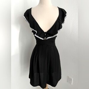 NEW Black V Neck Dress Size Small